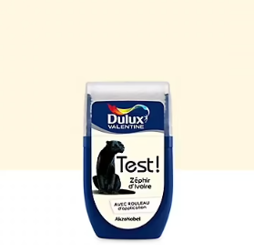 Testeur de peinture Crème De Couleur Dulux Valentine Zéphir d'Ivoire 30 ml