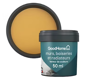 Testeur peinture intérieure couleur GoodHome satin chueca orange 50ml
