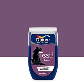 Testeur de peinture Crème De Couleur Dulux Valentine Prune 30 ml