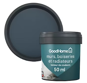 Testeur peinture intérieure couleur GoodHome satin vence bleu 50ml