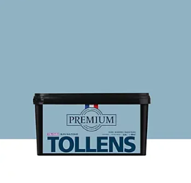Peinture Tollens premium murs, boiseries et radiateurs bleu baltique velours 2,5L