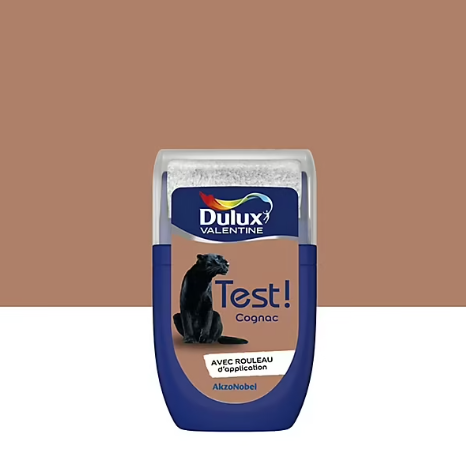 Testeur de peinture Crème de Couleur Dulux Valentine cognac 30ml