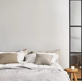 Peinture couleur murs, boiseries et radiateurs Crème de couleur Dulux Valentine matin blanc satin 1,25L