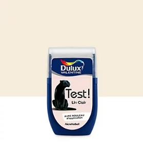 Testeur de peinture Crème De Couleur Dulux Valentine Lin Clair 30 ml