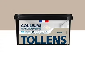 Peinture Plafond Sublimé Tollens mat beige havane 2L