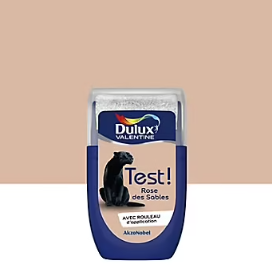 Testeur de peinture Crème de Couleur Dulux Valentine rose des sables 30ml