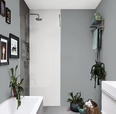 Testeur de peinture Color Resist salle de bains Dulux Valentine satin gris parfait 30ml