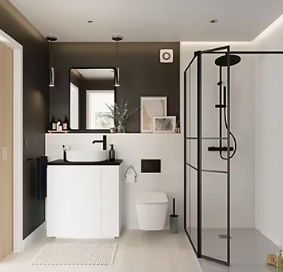 Peinture résistante murs boiseries et métal GoodHome noir Liberty satin 2,5L +20% gratuit