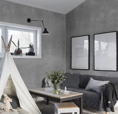 Enduit lisse métallisé Maison Déco Urban Lounge Déco gris cosy 4KG