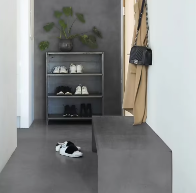 Enduit décoratif Le béton intérieur, extérieur Maison déco noir 5kg