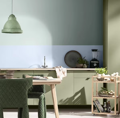 Laque acrylique Valénite Dulux Valentine vert taiga satin 0,125L