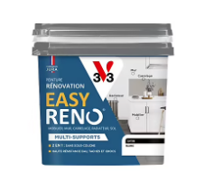 Peinture de rénovation multi-supports V33 Easy Reno blanc satin 0,75L