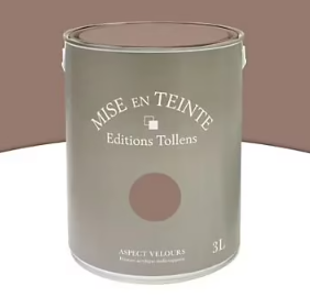 Peinture murs et boiseries Tollens Mise en teinte lait de chaux mat velours 3L