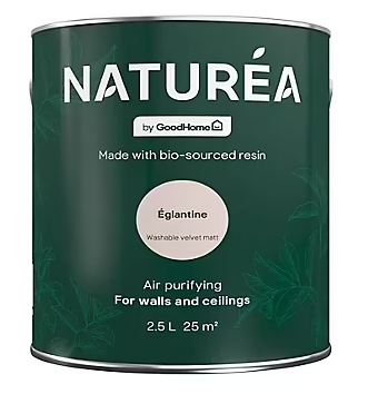 Peinture murs et boiseries Naturéa par GoodHome eglantine velours 2L