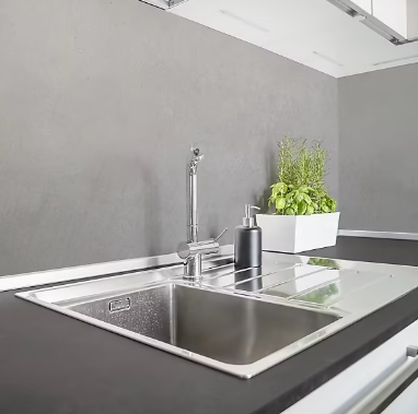 Résine de finition zone humide satin Résinence béton minéral 300ml