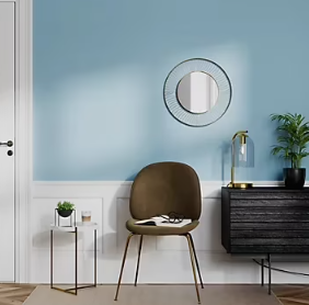 Testeur peinture résistante murs, boiseries et métal GoodHome bleu Monaco mat 50ml