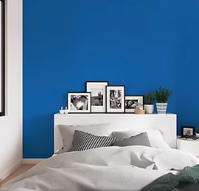 Testeur peinture résistante murs, boiseries et métal GoodHome bleu Valbonne mat 50ml