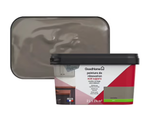 Peinture de rénovation GoodHome multi-supports satin marron Córdoba 2L