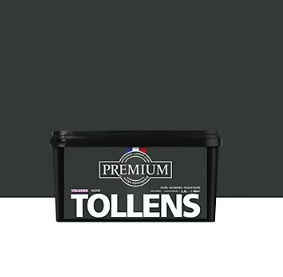 Peinture Tollens premium murs, boiseries et radiateurs noir velours 2,5L