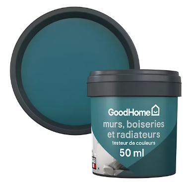 Testeur peinture intérieure couleur GoodHome satin sainte-maxime vert 50ml