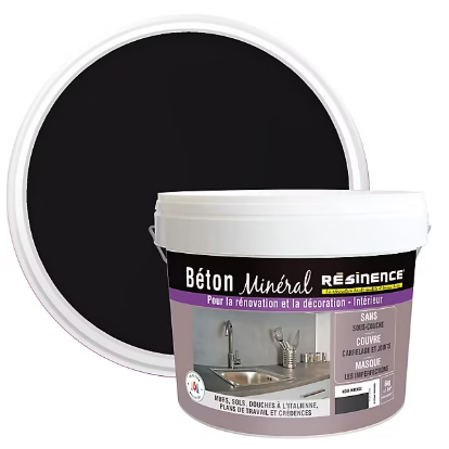 Béton minéral Résinence noir intense 6kg