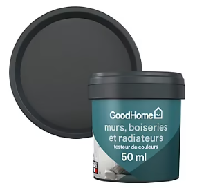 Testeur peinture intérieure couleur GoodHome mat louisville gris 50ml