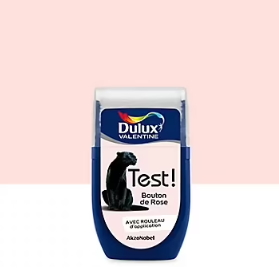 Testeur de peinture Crème De Couleur Dulux Valentine Bouton de Rose 30 ml