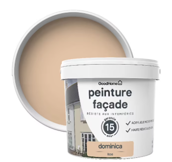 Peinture façade GoodHome Classique beige dominica lisse 5L