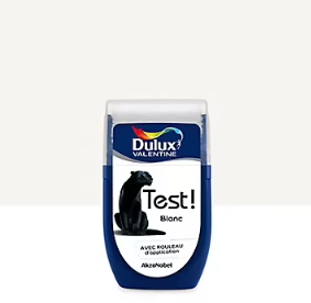 Testeur de peinture Crème De Couleur Dulux Valentine Blanc 30 ml
