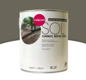 Peinture sol intérieur/extérieur Colours taupe satin 2,5L