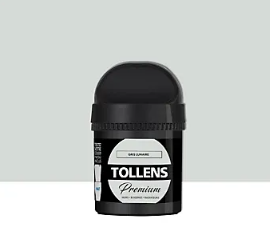 Testeur peinture Tollens premium murs, boiseries et radiateurs gris lunaire mat 50ml