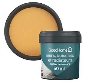 Testeur peinture intérieure couleur GoodHome mat cádiz orange 50ml