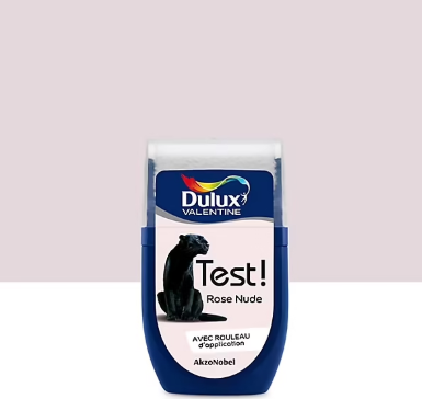 Testeur de peinture Crème De Couleur Dulux Valentine Rose Nude 30 ml