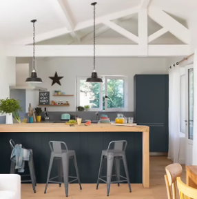 Peinture de rénovation multi-supports V33 Easy Reno noir graphite satin 2L