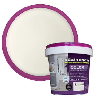 Résine multisupports Résinence Color blanc cassé satin 500ml