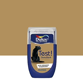 Testeur de peinture Crème De Couleur Dulux Valentine Ocre Doré 30 ml
