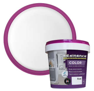 Résine multisupports Résinence Color blanc satin 500ml