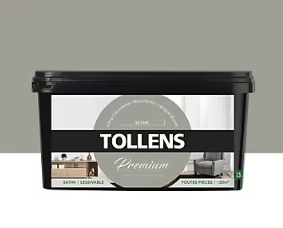Peinture Tollens premium murs, boiseries et radiateurs so chic satin 2,5L