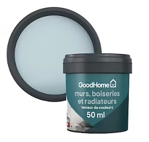 Testeur peinture intérieure couleur GoodHome satin toulon bleu 50ml