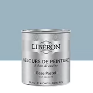 Peinture multisupport murs, plafonds et boiseries Velours de peinture bleu horizon Libéron 0,5L