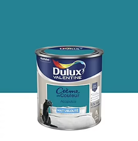 Peinture Crème de Couleur Dulux Valentine mat acapulco 0,5L