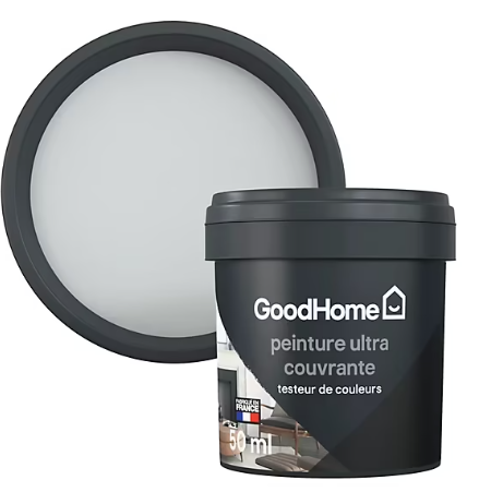Testeur peinture couleur 2 en 1 velours GoodHome carreaux ciment 50ml