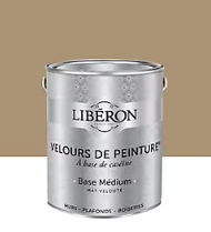Peinture multisupport murs, plafonds et boiseries Velours de peinture beige chêne liège Libéron 2,5L