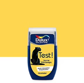 Testeur de peinture Crème De Couleur Dulux Valentine Jaune Printemps 30 ml