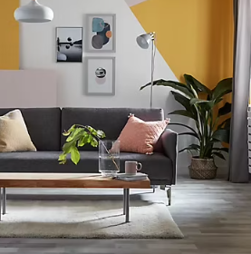 Peinture murs et boiseries GoodHome jaune Gran Via satin 0,75L