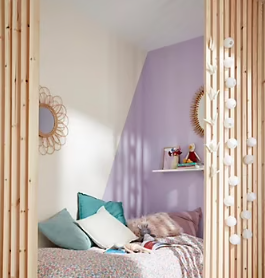 Peinture intérieure couleur murs, boiseries et radiateurs GoodHome Hokkaido satin Violet 2,5L