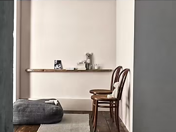 Peinture Valentine murs et boiseries Dulux Valentine effet beige métal platiné 1L