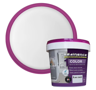 Résine multisupports Résinence Color blanc cendré satin 500ml