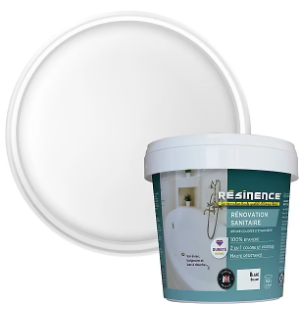 Résine sanitaire Résinence blanc brillant 0,5L