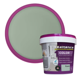 Résine multisupports Résinence Color satin Celadon 500ml